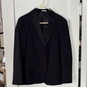 jf j.ferrar Elegant Black Tuxedo Blazer